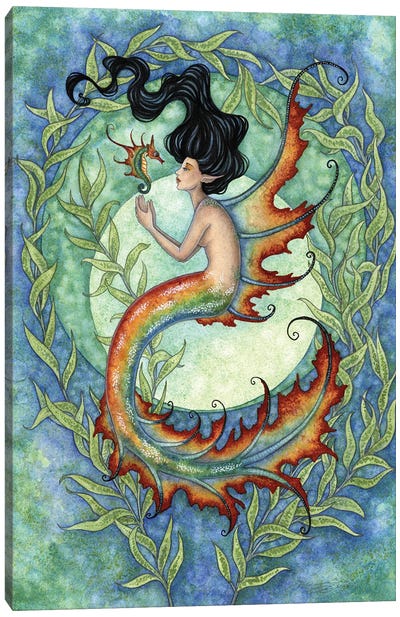 Exotic Canvas Art Print - Seahorse Art