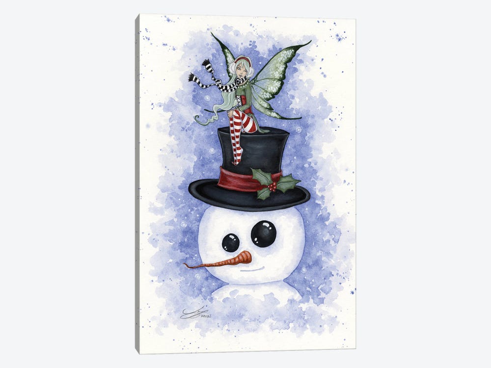 Frosty Friends by Amy Brown 1-piece Canvas Wall Art