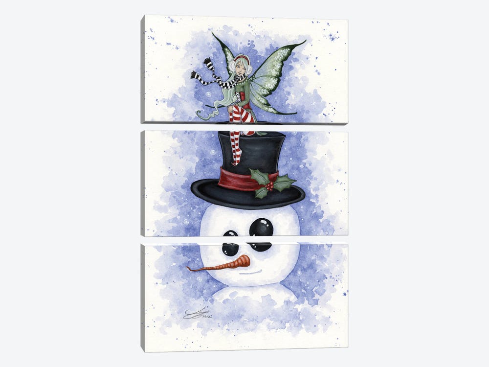 Frosty Friends by Amy Brown 3-piece Canvas Art