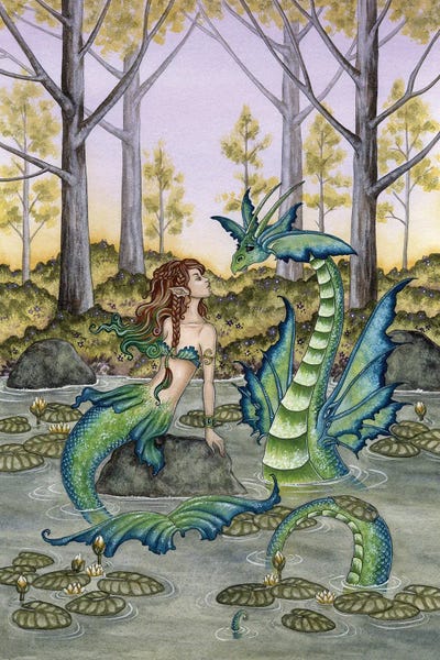 Mermaids: Lazy Afternoon by Amy Brown