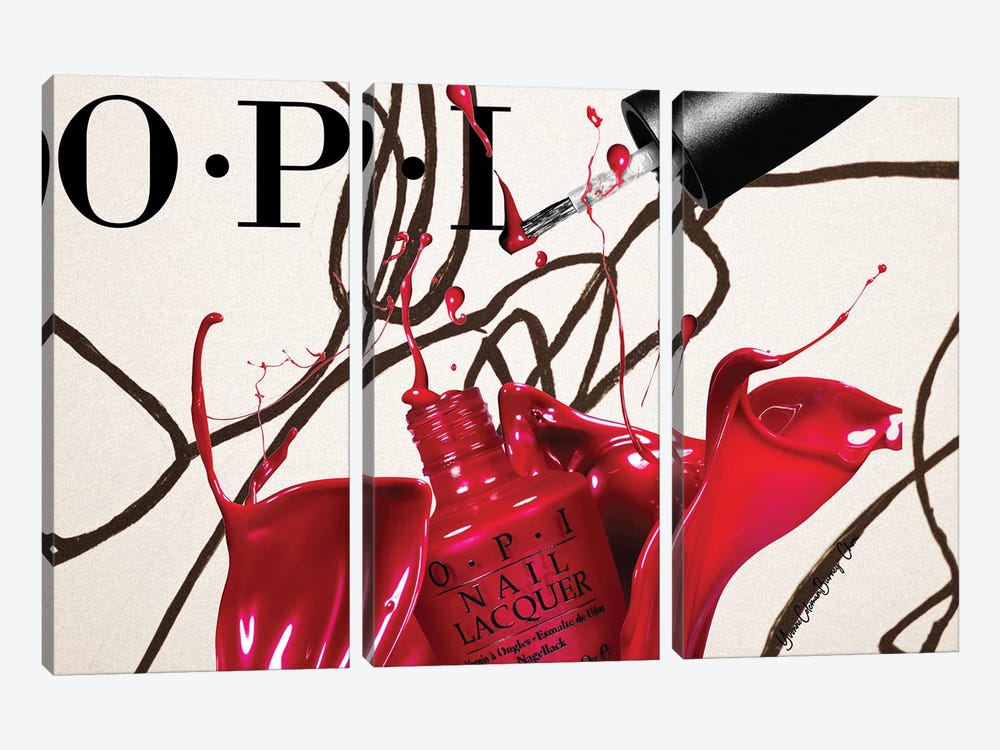 Opi by Art By Choni 3-piece Canvas Print