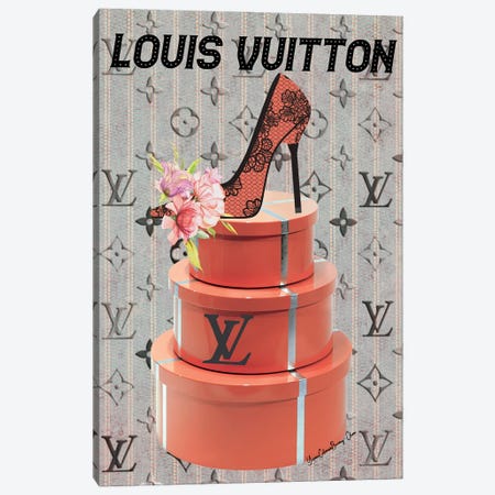 Louis Vuitton Canvas Print #AYC104} by Art By Choni Art Print