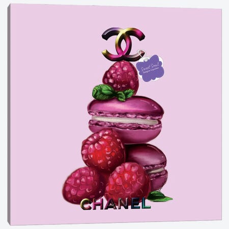 Sweet Soul Cupcakes Chanel Canvas Print #AYC106} by Art By Choni Canvas Art Print