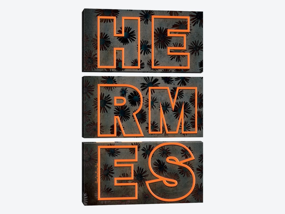 Hermes Poster by Art By Choni 3-piece Canvas Art Print