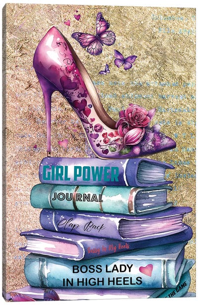 Girl Power Canvas Art Print - Art By Choni