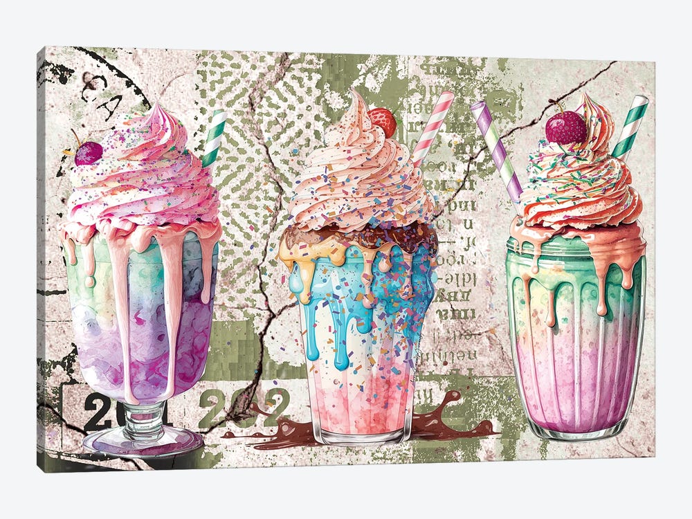 Shakes Gone Wild by Art By Choni 1-piece Art Print