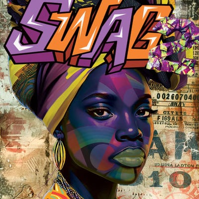 Swag II by Art By Choni canvas print