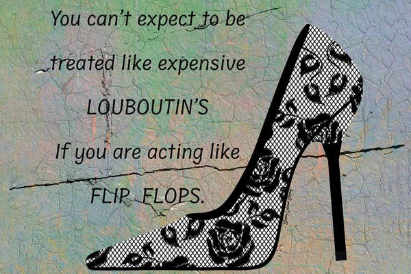 High Heels: Acting Like Flip-Flops by Art By Choni