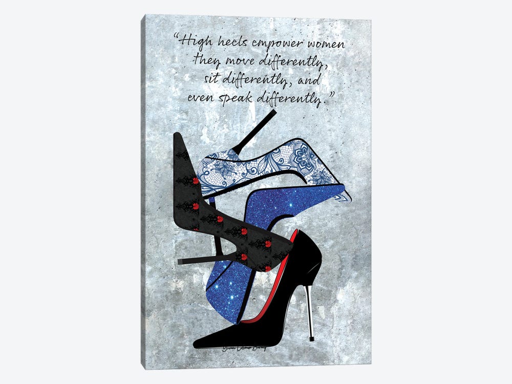 Heels Empower by Art By Choni 1-piece Canvas Print