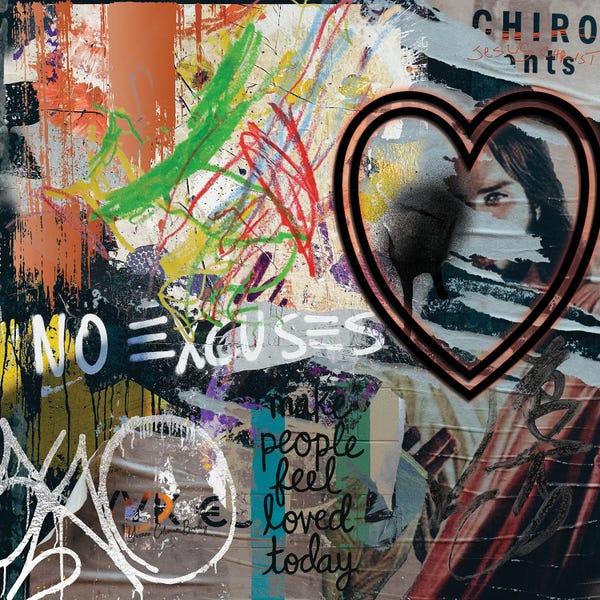 Hearts: Jesus On The Wall by Art By Choni