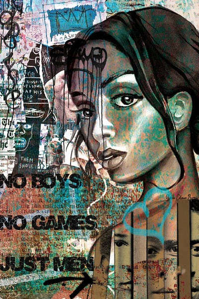 Typography: Just Men by Art By Choni