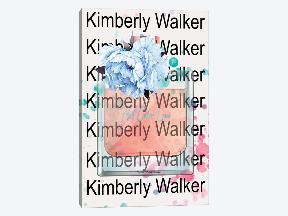 Kimberly Walker Art Color Love by Art By Choni 1-piece Canvas Artwork