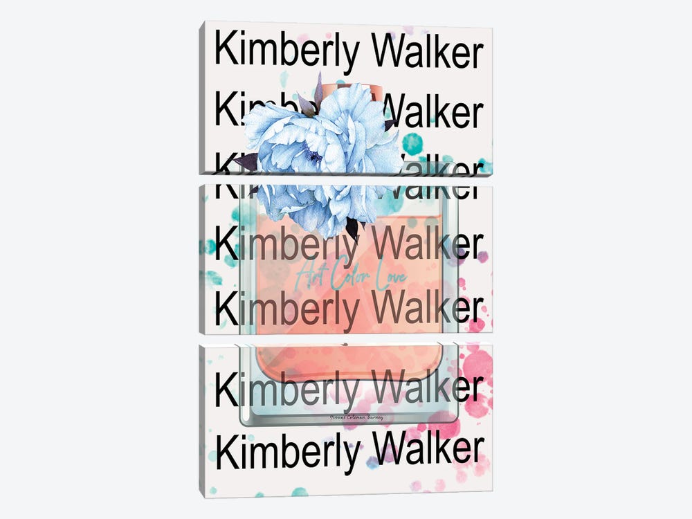 Kimberly Walker Art Color Love by Art By Choni 3-piece Canvas Wall Art