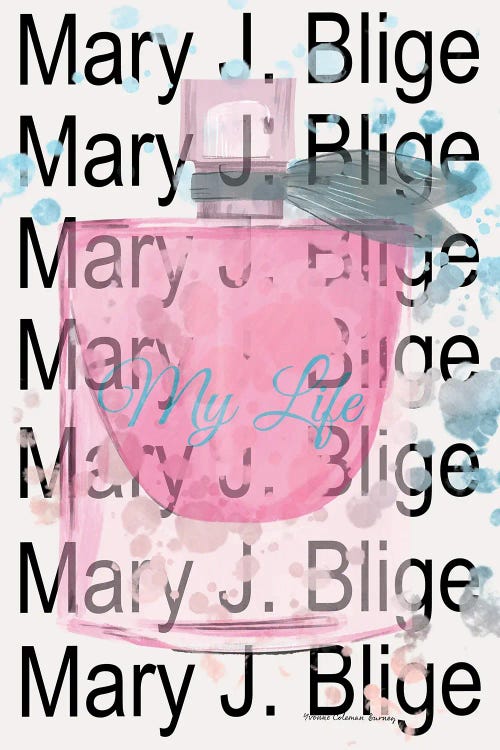 Mary J Poster Pink