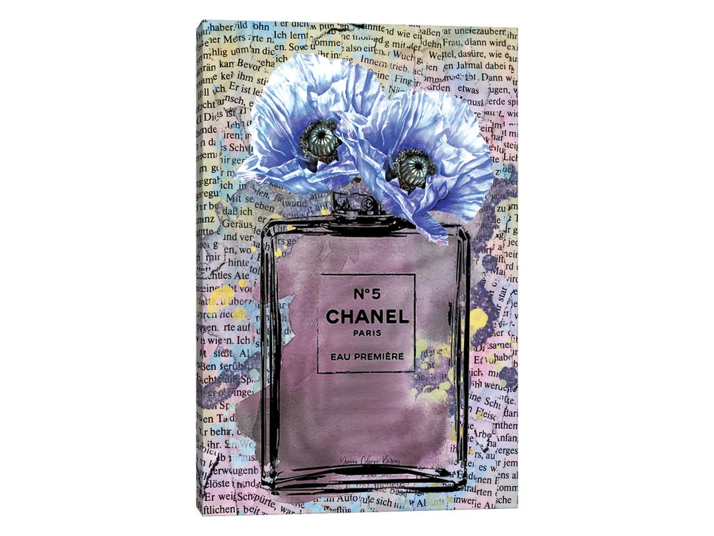 Chanel Style White and Lavender Rose Combo