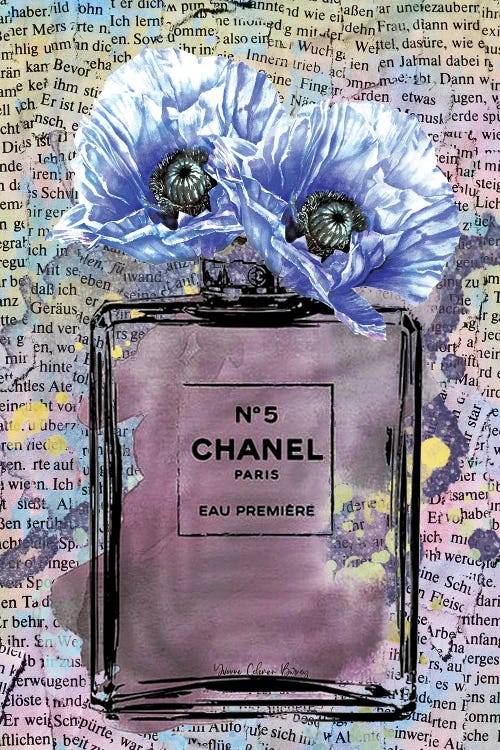 Set of 2 Chanel Prints, Chanel Wall Art, Chanel Perfume, UNFRAMED