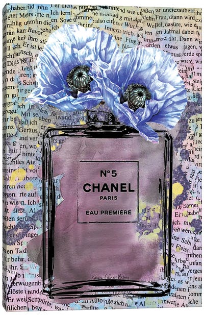 Purple Chanel Canvas Art Print
