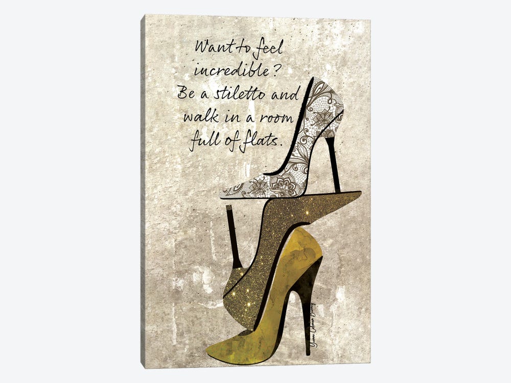 Stilettos In A Room by Art By Choni 1-piece Canvas Art
