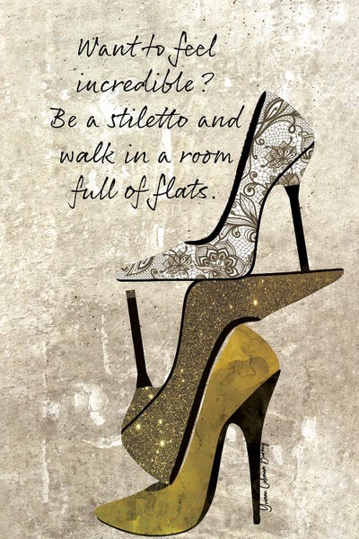 Shoes: Stilettos In A Room by Art By Choni