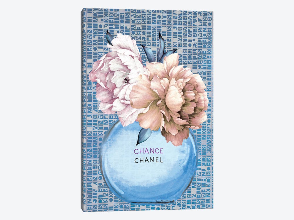 Blue Chanel by Art By Choni 1-piece Canvas Art Print