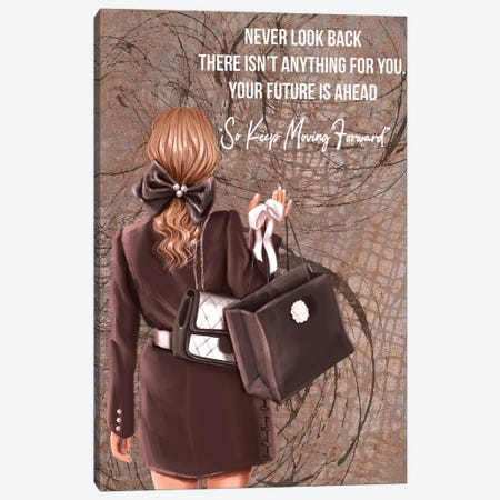 Never Look Back Canvas Print #AYC51} by Art By Choni Canvas Wall Art