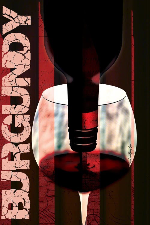 Burgundy by Art By Choni wall art