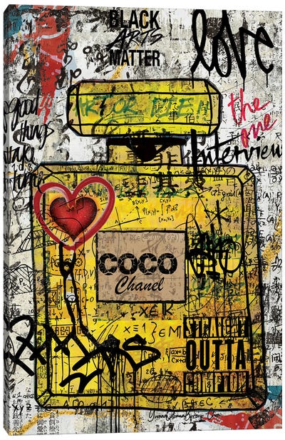Coco Chanel Canvas Art Print - Art By Choni