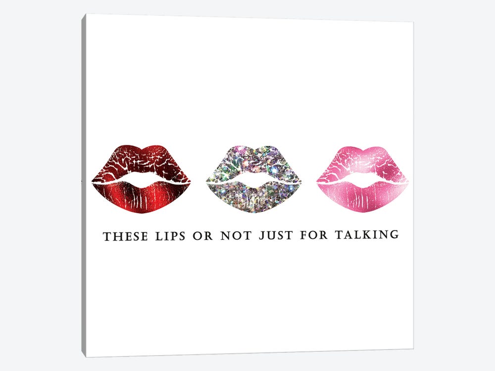 These Lips by Art By Choni 1-piece Canvas Artwork