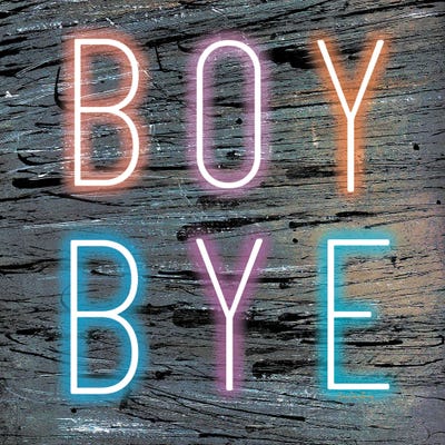 Boy Bye by Art By Choni framed wall art