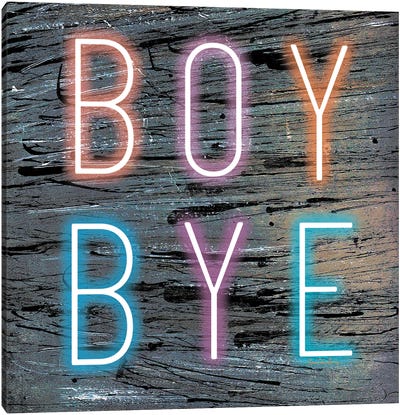 Boy Bye Canvas Art Print - Art By Choni