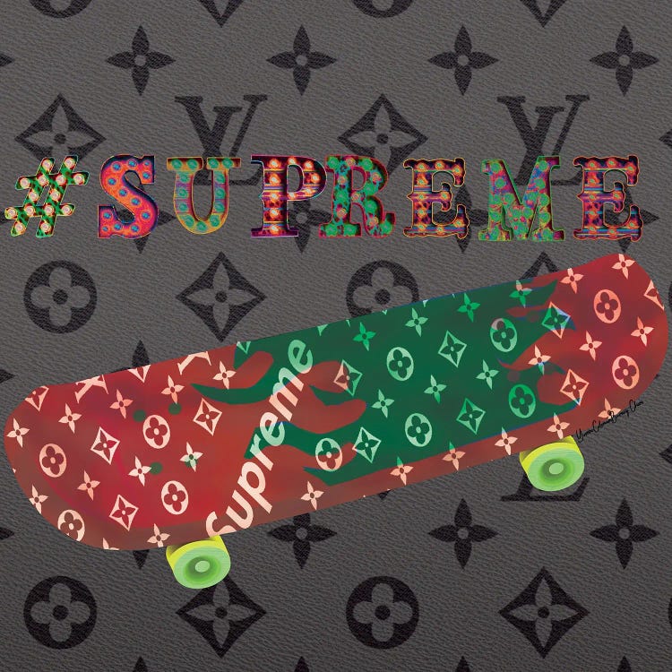 Hashtag Supreme by Art By Choni wall art