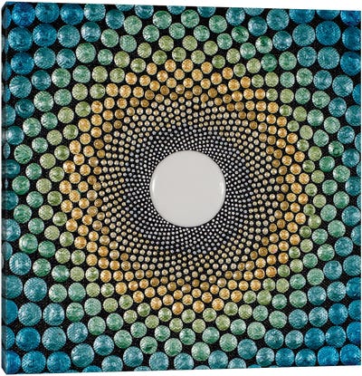 Rays Canvas Art Print - Mandala Art