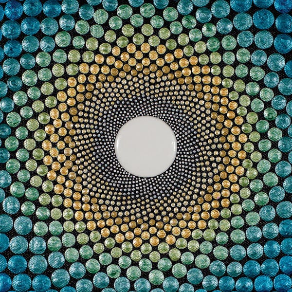 Meditative & Methodical Abstracts: Rays by Amy Diener