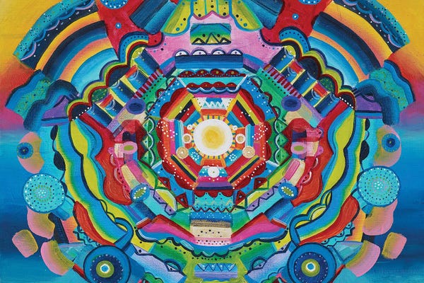 Meditative & Methodical Abstracts: The Cosmos by Amy Diener