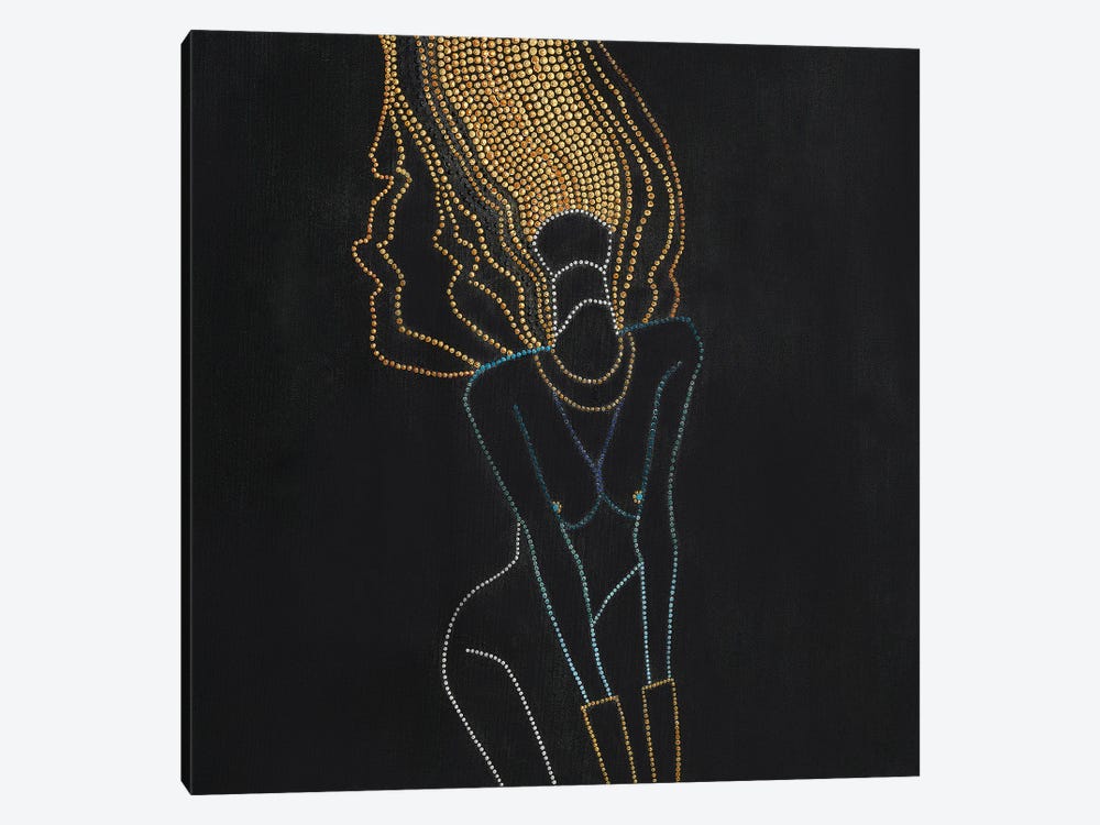 Golden Nude by Amy Diener 1-piece Canvas Art