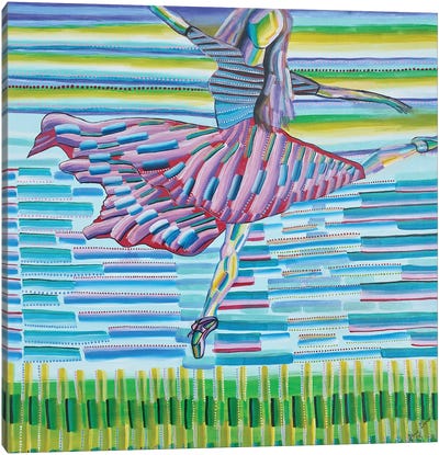 Dancing In The Evening Light Canvas Art Print - Amy Diener
