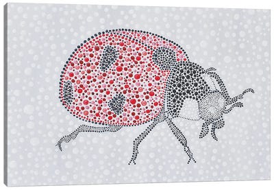 Ladybug Love Canvas Art Print - Ladybug Art