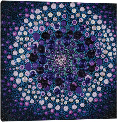 Blue & Purple II Canvas Art Print - Amy Diener