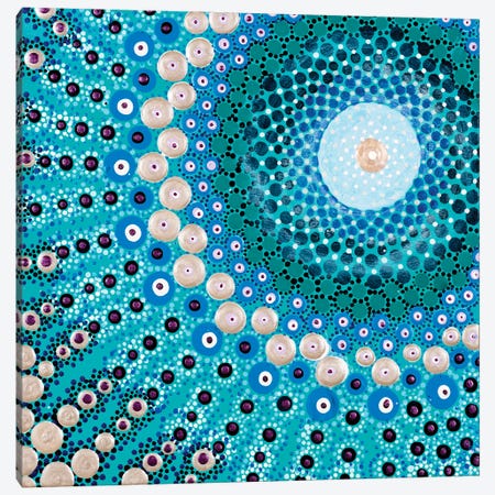 Blue Ocean Canvas Print #AYD47} by Amy Diener Canvas Art Print