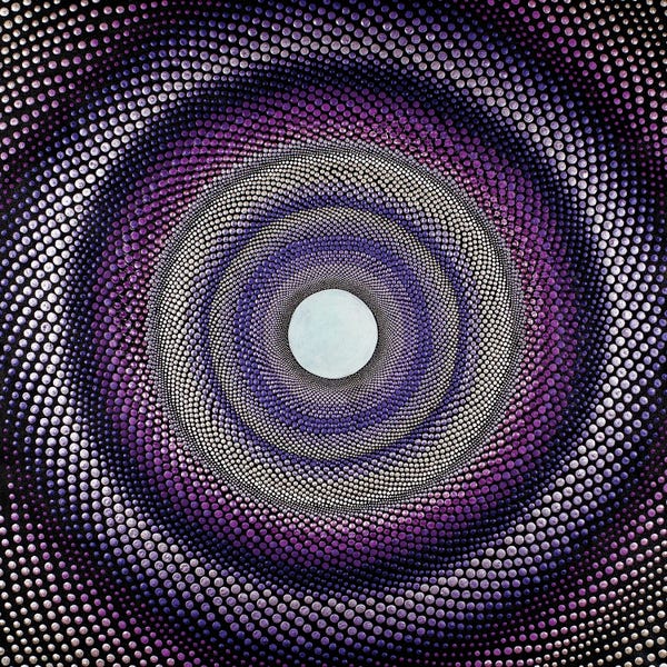 Mandalas: Purple Tunnel by Amy Diener