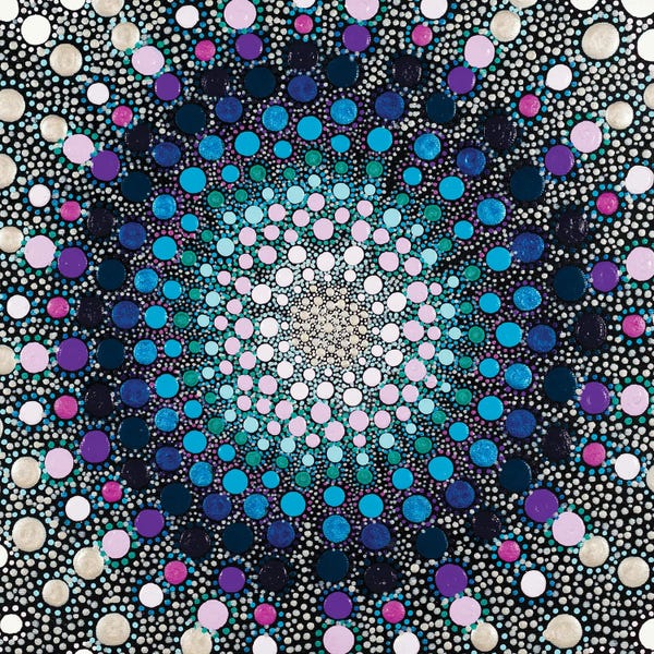 Amy Diener: Blue & Purple I by Amy Diener