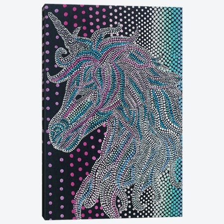 Mythical Unicorn Canvas Print #AYD5} by Amy Diener Canvas Artwork