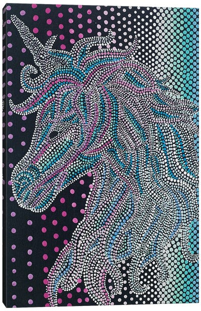 Mythical Unicorn Canvas Art Print - Amy Diener