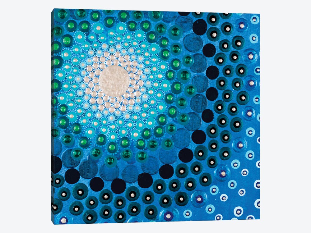 Vibrant Blue by Amy Diener 1-piece Canvas Artwork