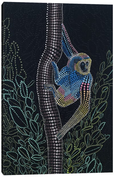 Thailand Gibbon Canvas Art Print - Primate Art