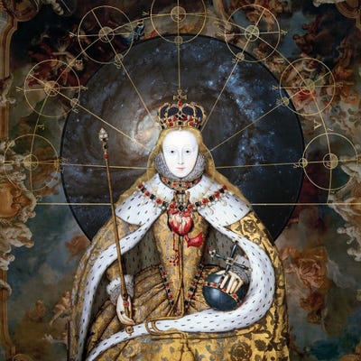 God Save The Queen by Amy Salomone canvas print