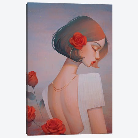 Rose Canvas Print #AYM14} by Anky Moore Canvas Print