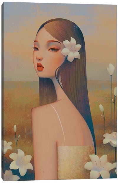 Lily Canvas Art Print - Anky Moore