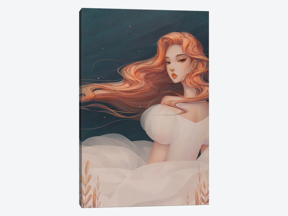 Flowing by Anky Moore 1-piece Canvas Art Print