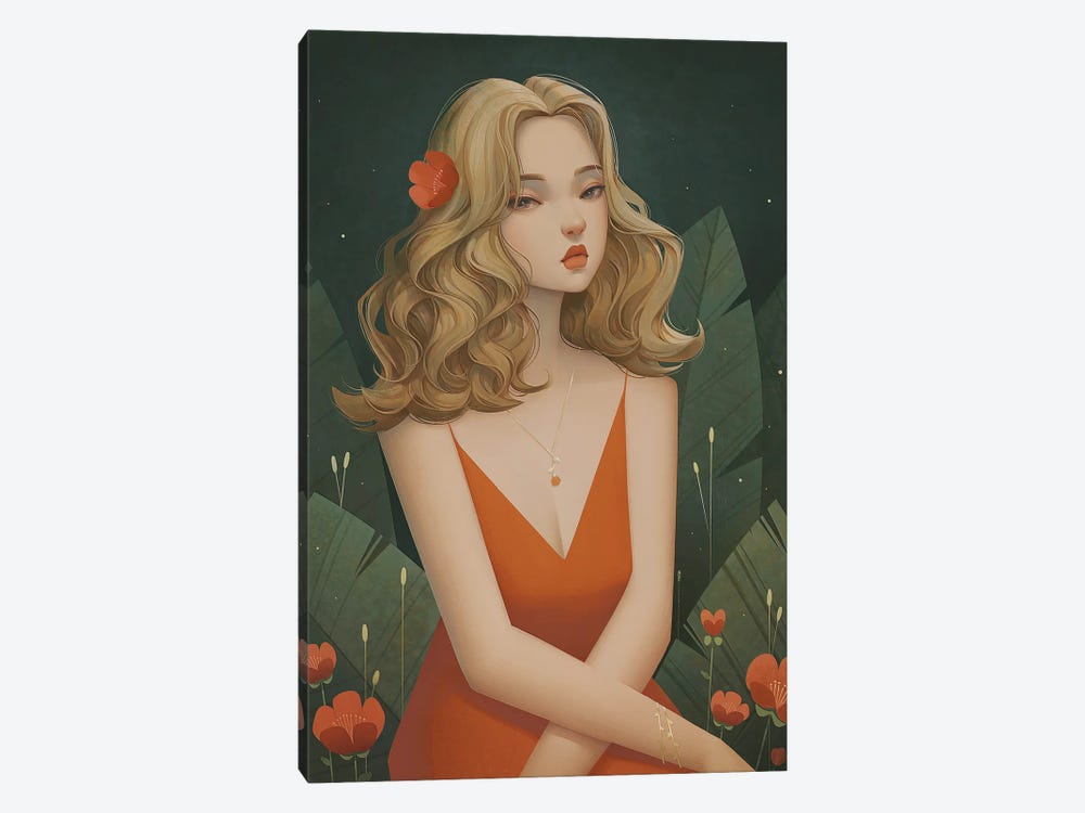 Rosy by Anky Moore 1-piece Art Print